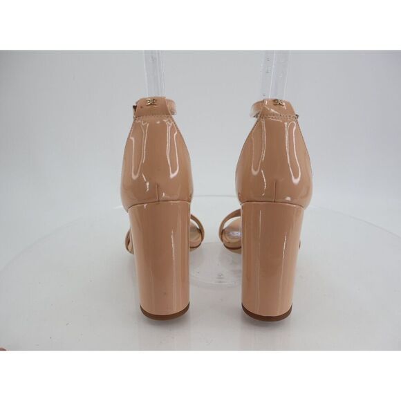 Sam Edelman Womens Yaro Ankle Strap Beige Patent Sandals Size 10 M Bridal Prom - Picture 9 of 16